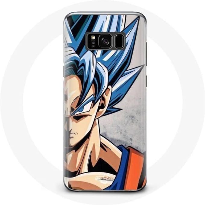 Coque pour Samsung Galaxy S8 Anime Dragon Ball Goku Cheveux bleu