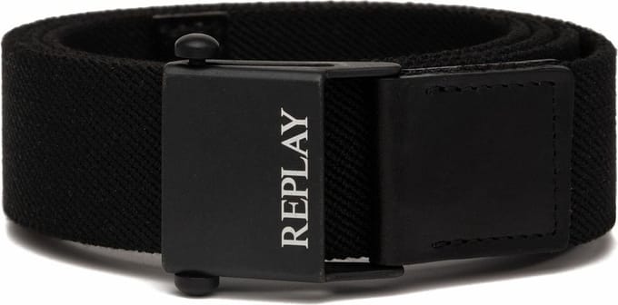 REPLAY Riem Belt W95 Black Zwart
