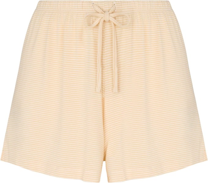 Hunkemöller Pyjama Short Striped Jersey Geel