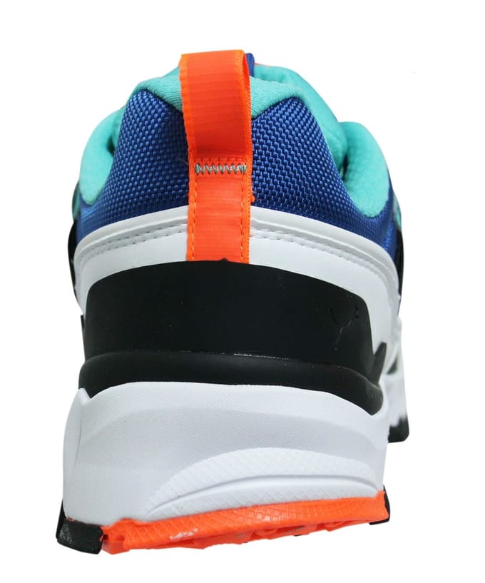 Puma Trailfox Overland Blauw Turquoise Lage Lace Up Herentrainers 369824 02
