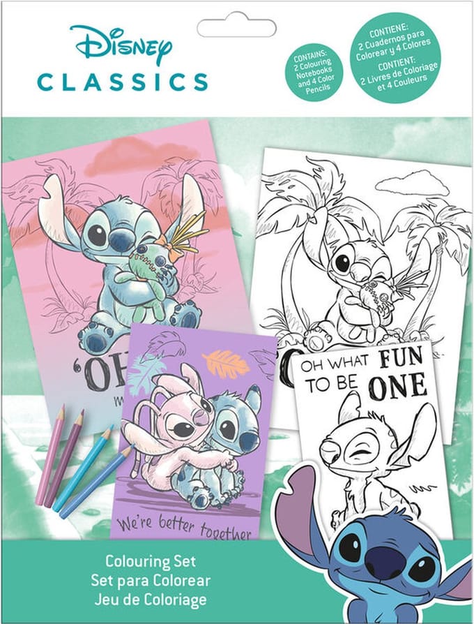 Disney Lilo en Stitch Cheeky kleurset