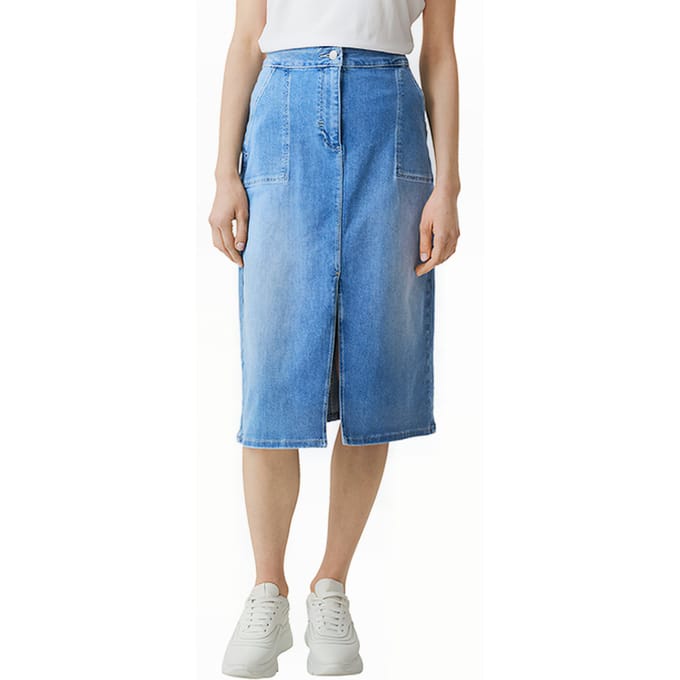 Comma  Skirts Blue-denim Taglia: 36 | Gonne di jeans Outlet | Donna | Blu