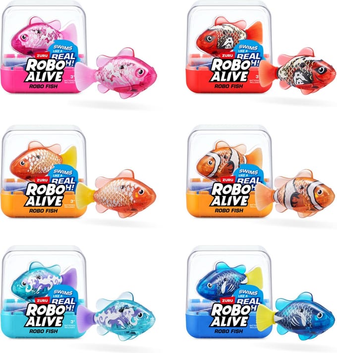 Robo Fish | Series 3 | zwemmende robotvis van ZURU | ASSORTI