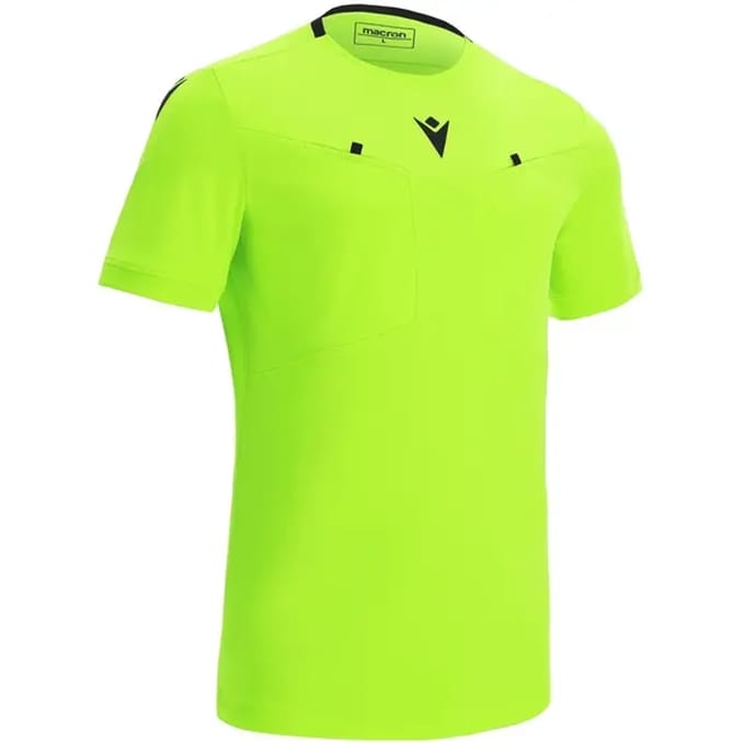 Macron Frisk Scheidsrechtersshirt Korte Mouw Heren - Fluogeel | Maat: S