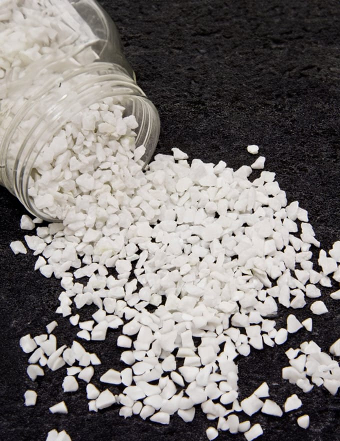 HOBI - Witte decoratieve kiezelstenen 400 gr 2-4 mm