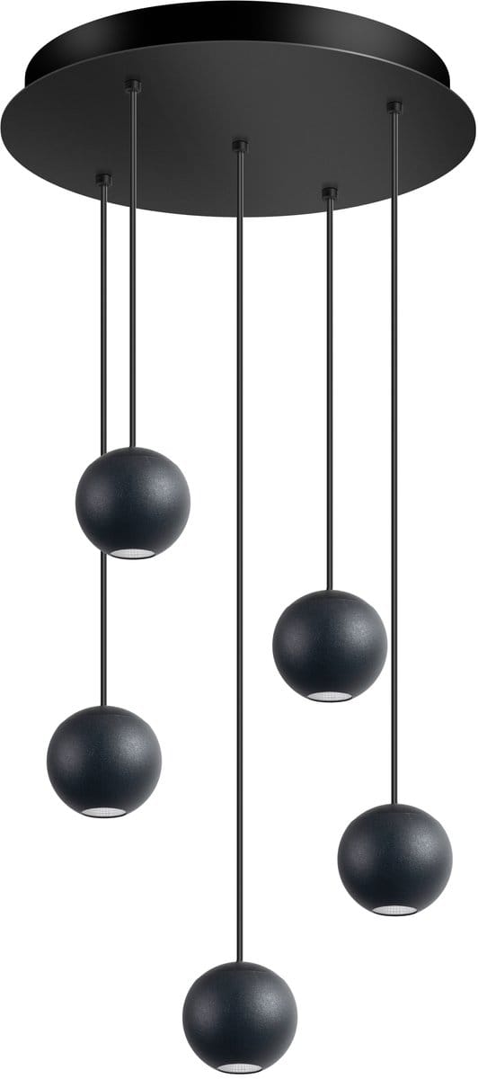 ETH Grace Hanglamp round 5x4w | 400cm kabel| 1800LM