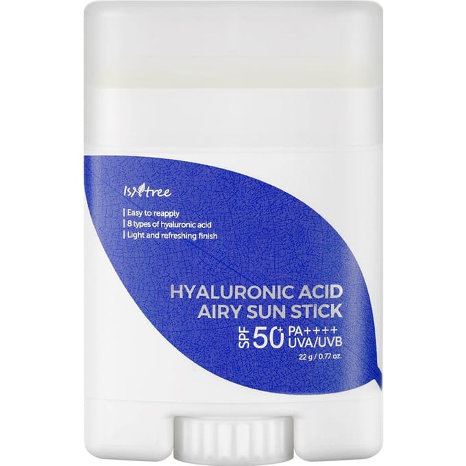 [ISNTREE] Stick Solaire Aérien Acide Hyaluronique SPF 50+ PA++++ 22g white