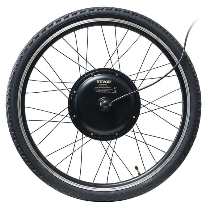 1000W Elektrische Fiets Conversie Kit 48V 26  Voorwiel E-Bike Naafmotor