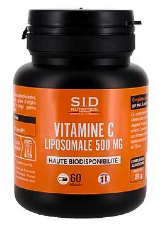 S.I.D Nutrition Liposomale Vitamine C 500 mg 60 Capsules