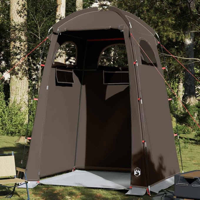 Vidaxl Tente de Douche, Marron, Imperméable
