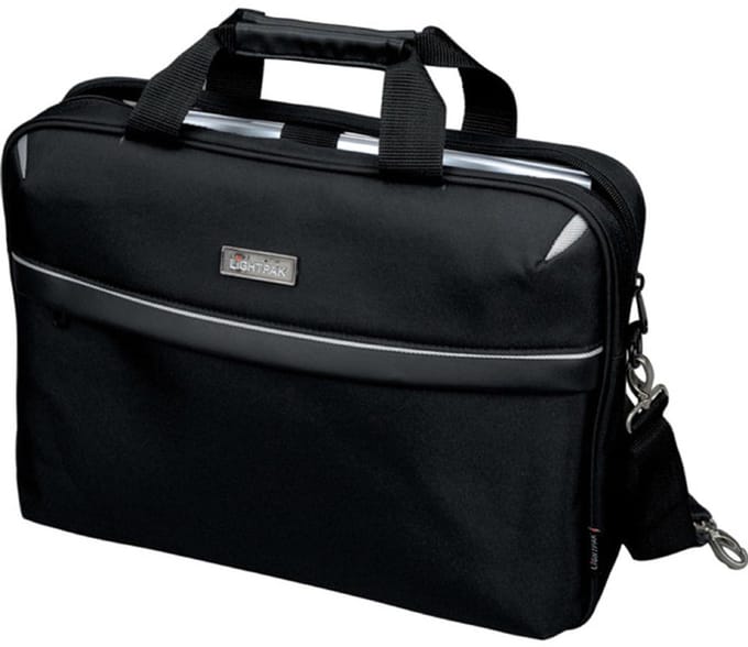 Lightpak laptoptas - SIERRA - polyester - zwart - JU-46112