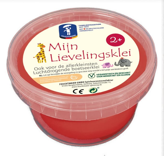 Feuchtmann 628 1518-4 - Mijn lievelingsklei 500 gram - rood