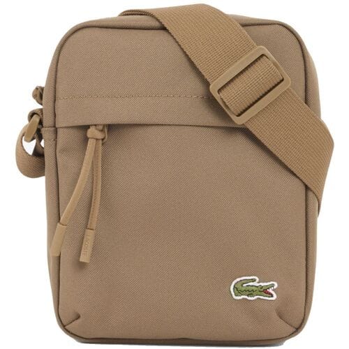 LACOSTE schoudertas Neocroc Vertical Camera Bag Cookie bruine