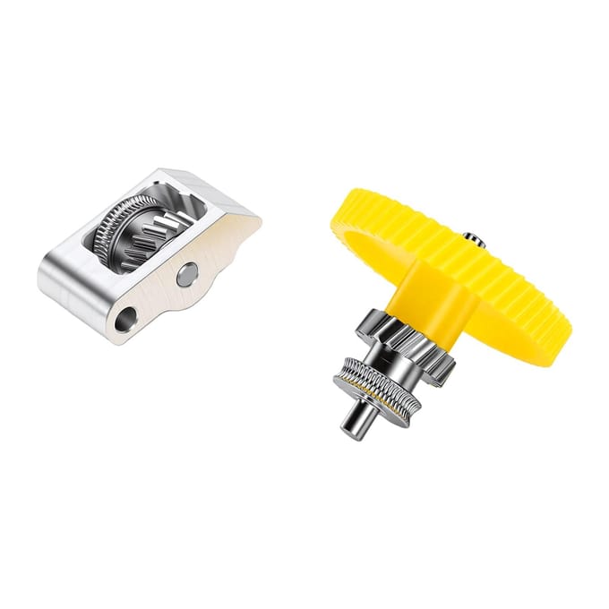 Vervanging Extruder Tandwielmontage voor Bambu Lab P2S Printer Metalen 3D Printer Extruder Tandwiel Kit Zilver zilver