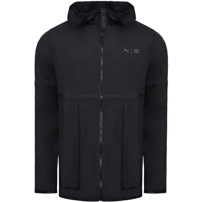 Puma x First Mile WindCell Heren Zwart Geweven Jas