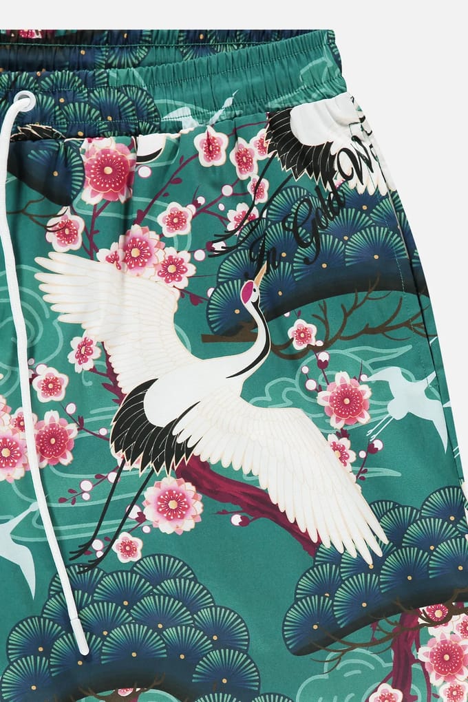 In Gold We Trust Unisex The Birds Short Multicolor Größe: XS | Bademode Outlet | Unisex