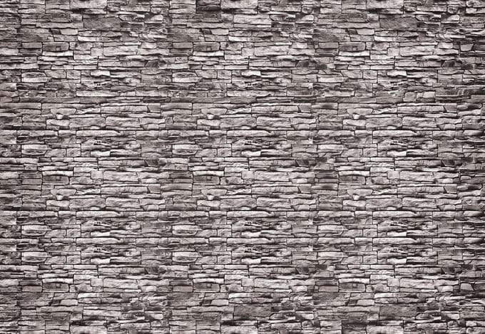 Fotobehang Stone Wall | PANORAMIC - 250cm x 104cm | 130g/m2 Vlies