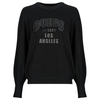 Ronde hals trui vrouw Guess Leighton logo