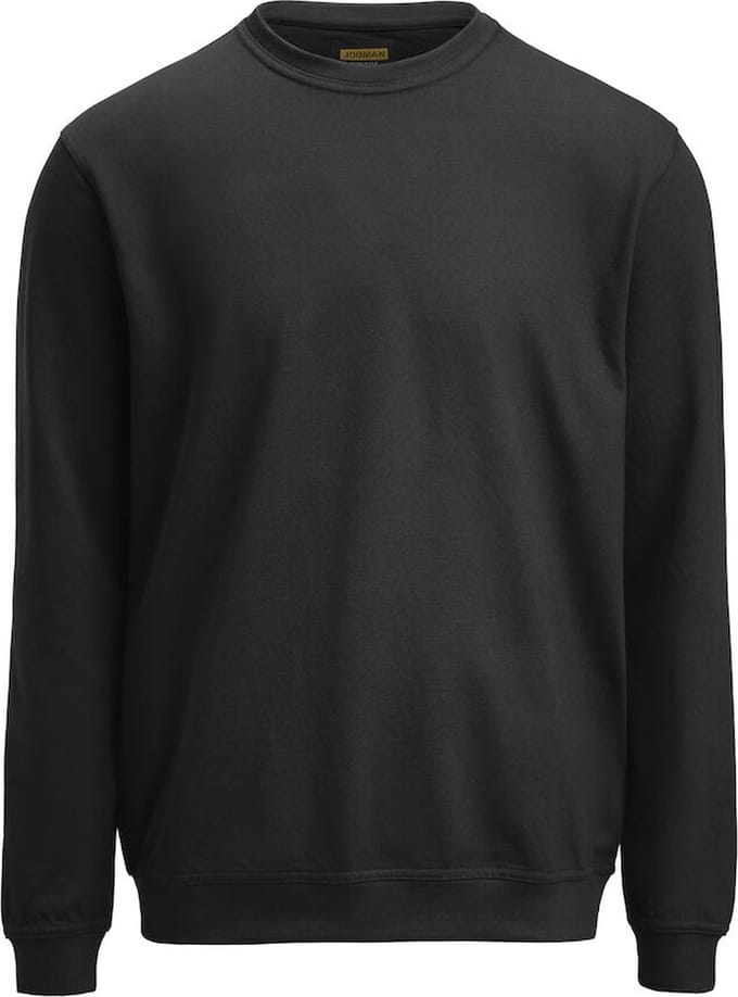Jobman 5120 Roundneck Sweatshirt 65512010 - Zwart - L