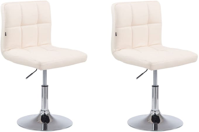 CLP Palma V2 Set van 2 Lounger - Kunstleer creme