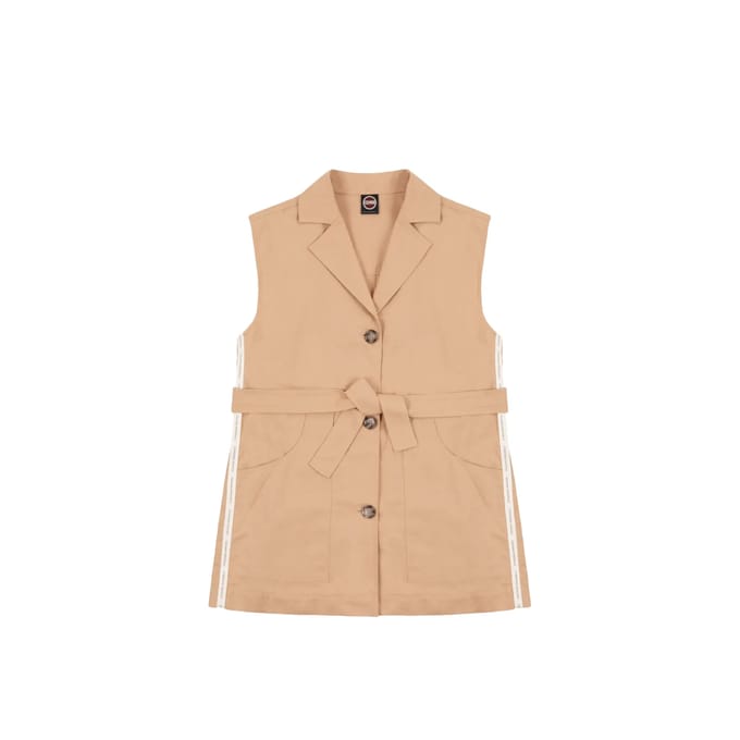 Mouwloze linnen blouse voor dames Colmar