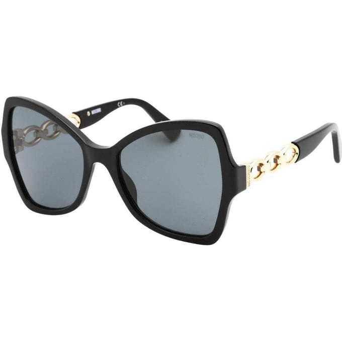 Moschino Dames/Vrouwen Vlinder Zonnebril (Zwart)