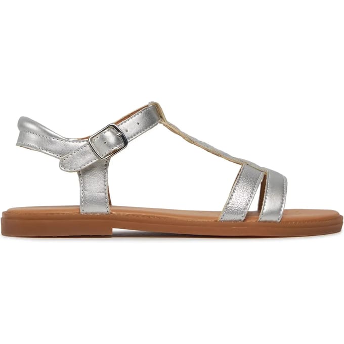 GEOX J SANDAL KARLY GIRL Zilver 30 EU