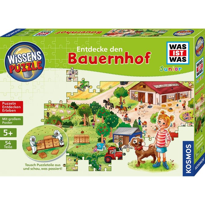 Kosmos 682651 puzzel Legpuzzel 54 stuk(s) Boerderij