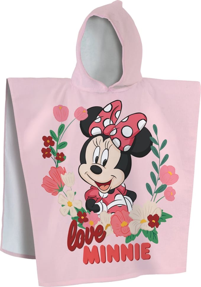 Disney Minnie Mouse Poncho Cute - 60 x 120 cm - Katoen