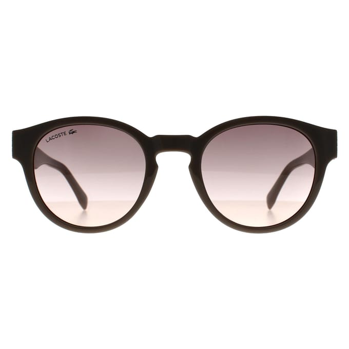 Lacoste Ronde Dames Transparant Lichtgrijs Taupe Nude Kleurverloop L6000S