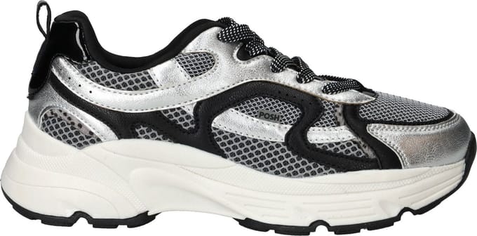 POSH by Poelman Sneakers - Dames - Zilver - Maat:43