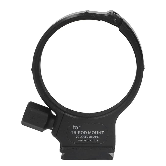 Lens Statief Bevestigingsring Statief Balhoofd Lenskraag Houder voor SIGMA 70‑200mm II F2.8 APO Lens black