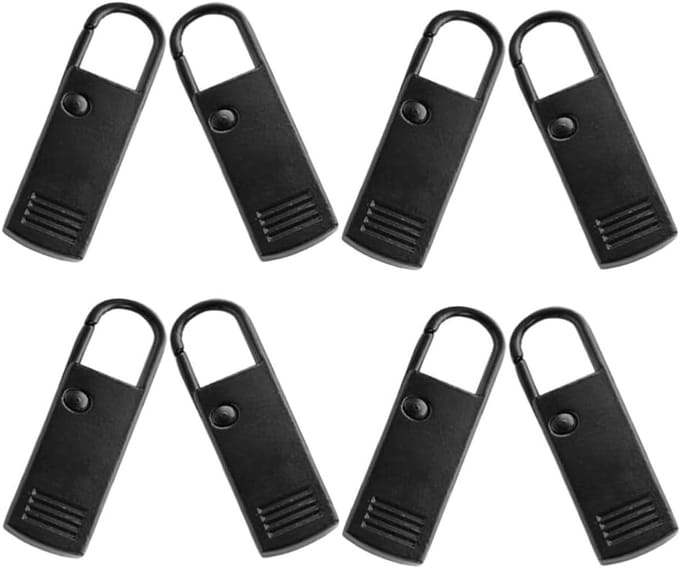 Ritsvervanging Set - Rits Accessoires - Repareer Ritsen - Afneembaar Ontwerp - 3.8cm Lengte - Zwart