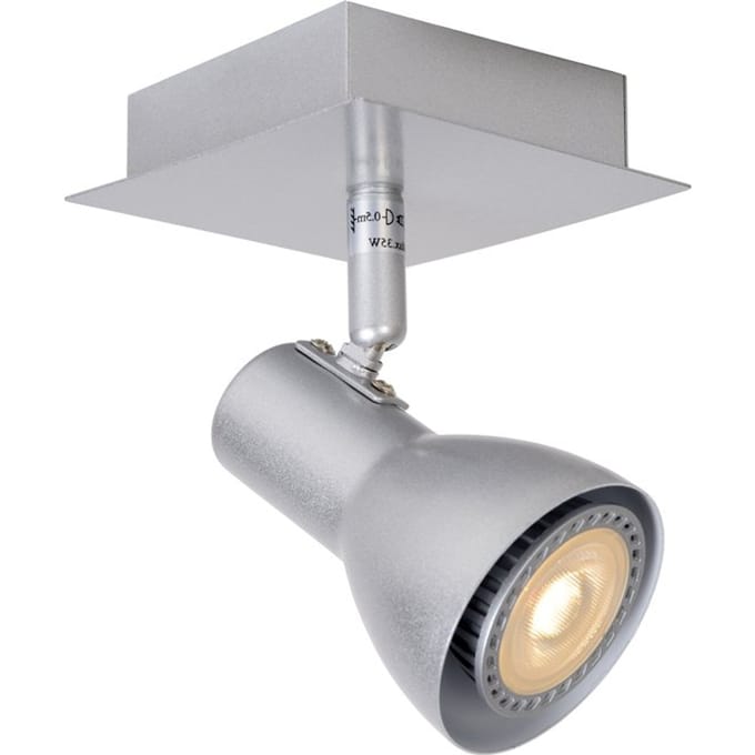 Lucide LAURA-LED - Plafondspot - LED Dimb. - GU10 - 1x5W 3000K - Grijs