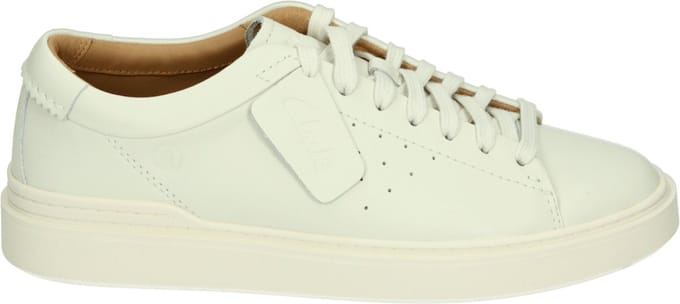 Leren Sportieve Sneakers Met Rubberen Zool