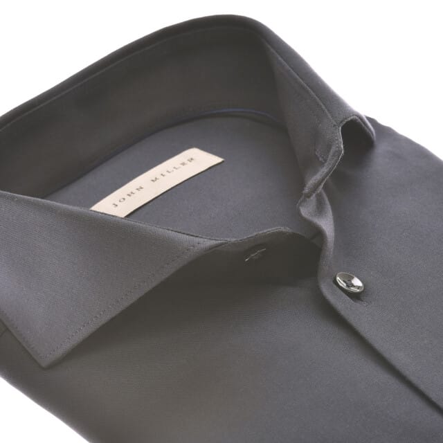 John Miller Overhemd Slim Fit  Donkerblauw 5346517