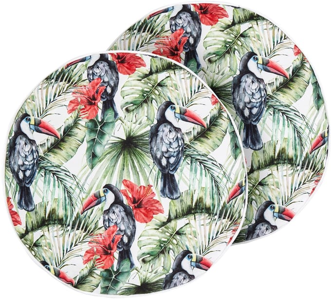 MALLARE - Tuinkussen set van 2 - Multicolor - 40 cm - Polyester