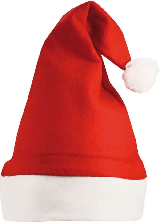 Benza Kerstmuts - Vilt - One Size - Rood