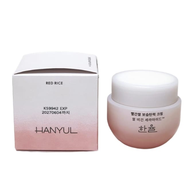 Hanyul Crème Hydratante et Élasticité Riz Rouge 55ml white