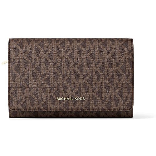 Michael Kors Jetset portemonnee medium brown/acorn