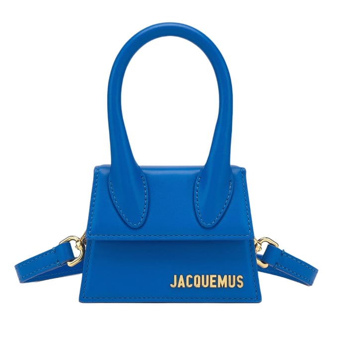 Jacquemus Le Chiquito blauwe tas