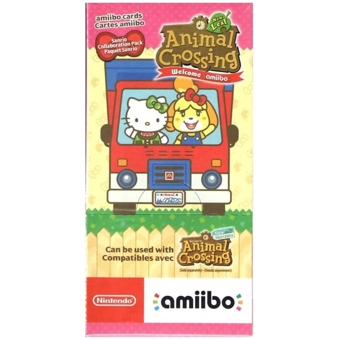 Animal Crossing Sanrio Collaboration Amiibo Cards Box