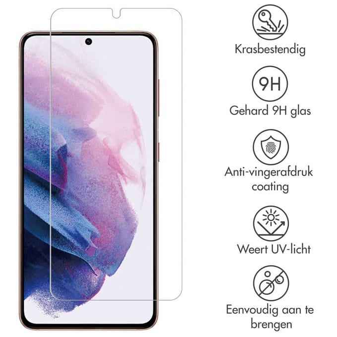 Accezz Screen Protector - Geschikt voor Samsung Galaxy S22 Plus / S23 Plus - Gehard Glas Screenprotector