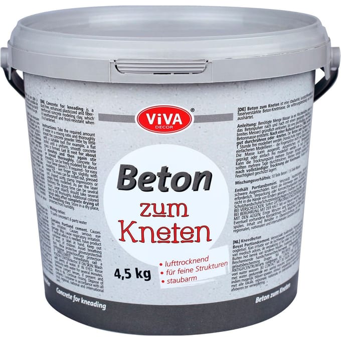 Viva Decor Kneedbeton 4.5 Kg Grijs