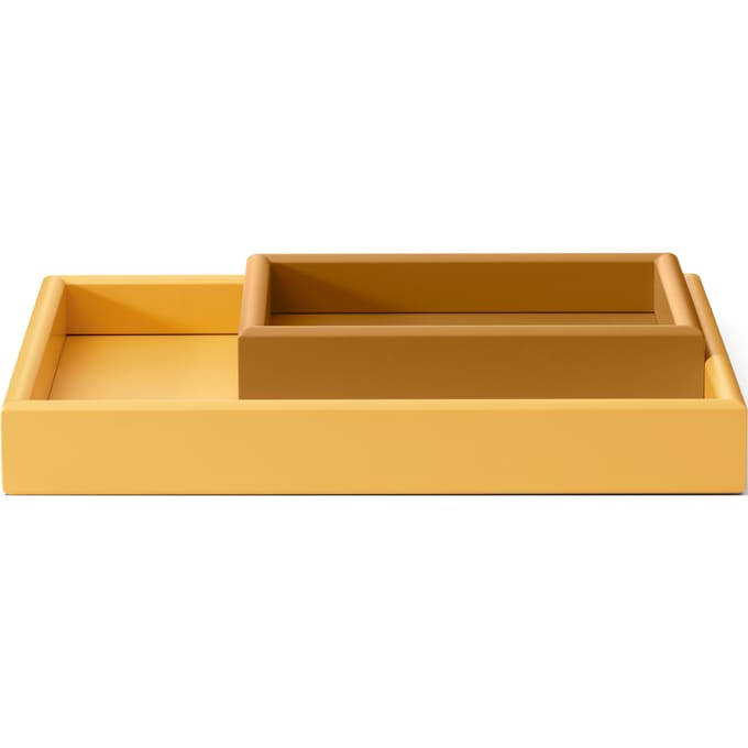 Montana ARRANGE Dienblad Set van 2 - amber, acacia