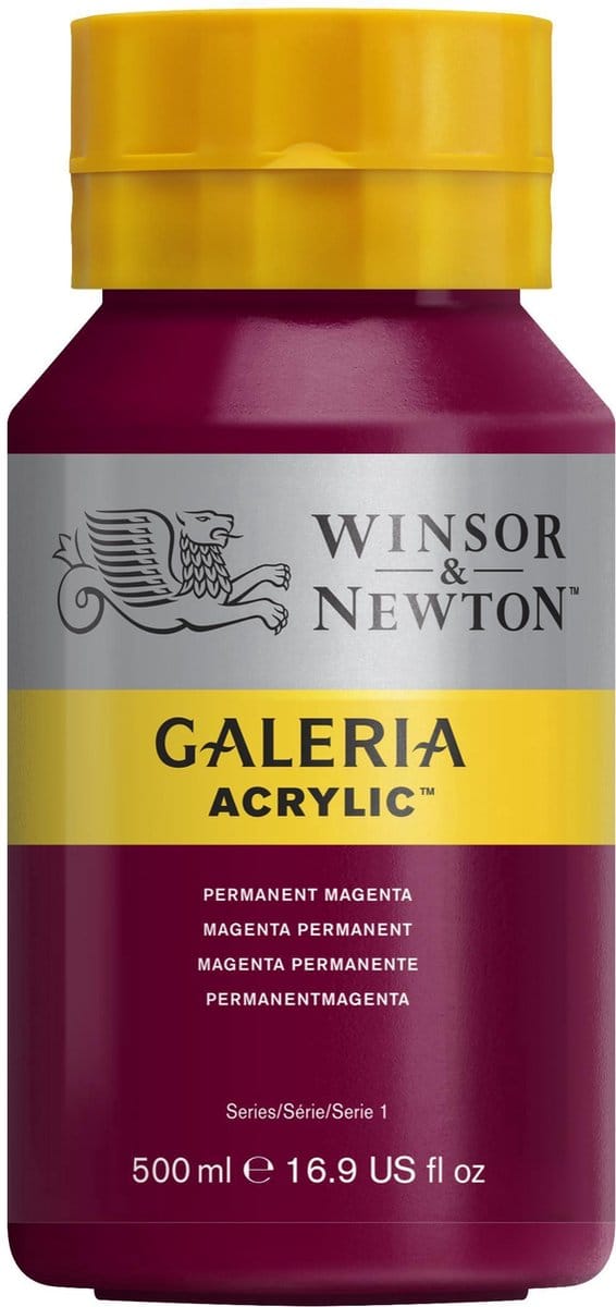 Winsor & Newton Galeria Acryl 500ml Permanent Magenta