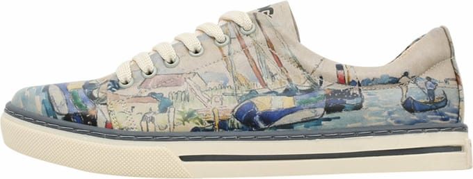 DOGO Dames Sneakers - Watercolor and Sailors 36