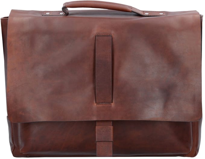 JOOP! Schoudertas Laptoptas met laptopvak Loreto Kreon Briefbag MHF Dark Brown Bruine