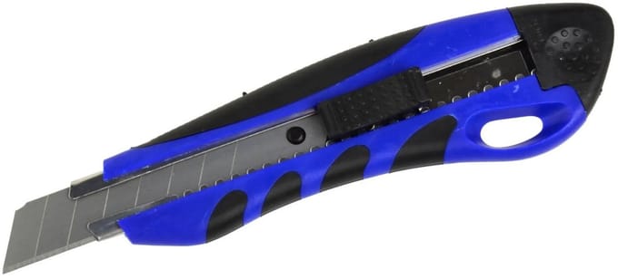 GEKO Universeel mes - 18mm afbreekbaar lemmet - Antislip handgreep - 170mm lengte