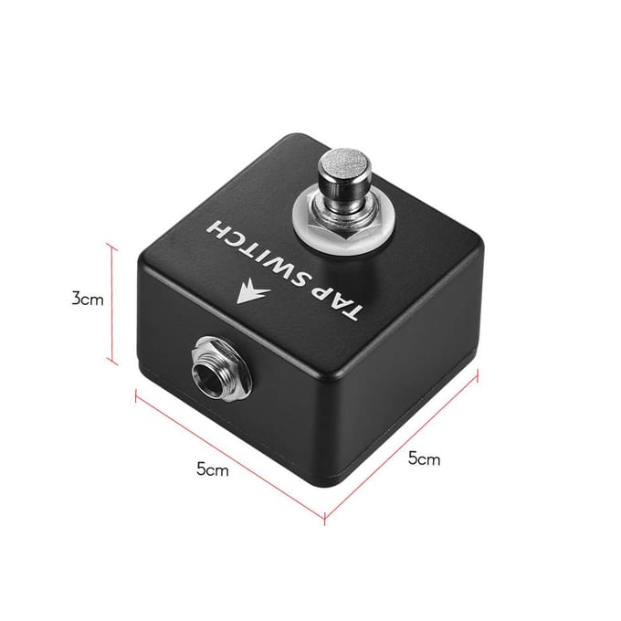 MOSKYAudio TAP SWITCH Tap Tempo-schakelaarpedaal Volledig metalen omhulsel